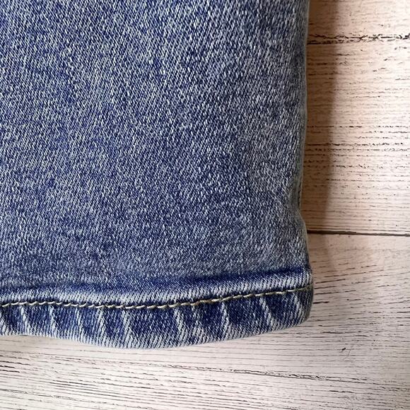 Hudson Jeans Womens Size 14 Blue Denim Straight Leg Back Flap Pockets Stretch - Picture 5 of 16